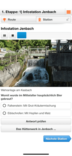 Ein Blick in die App Handy Sicht 1