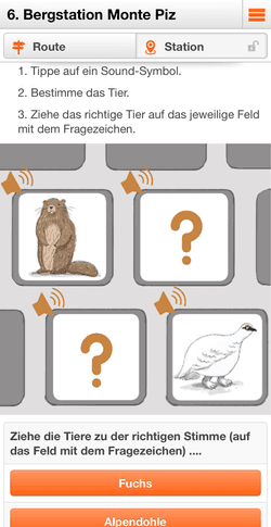 Rätsel über die Tiere auf der Seiser Alm 